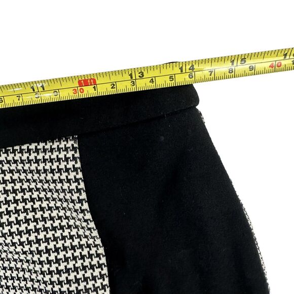 weekend max mara Black White houndstooth pencil skirt size M - Picture 7 of 11